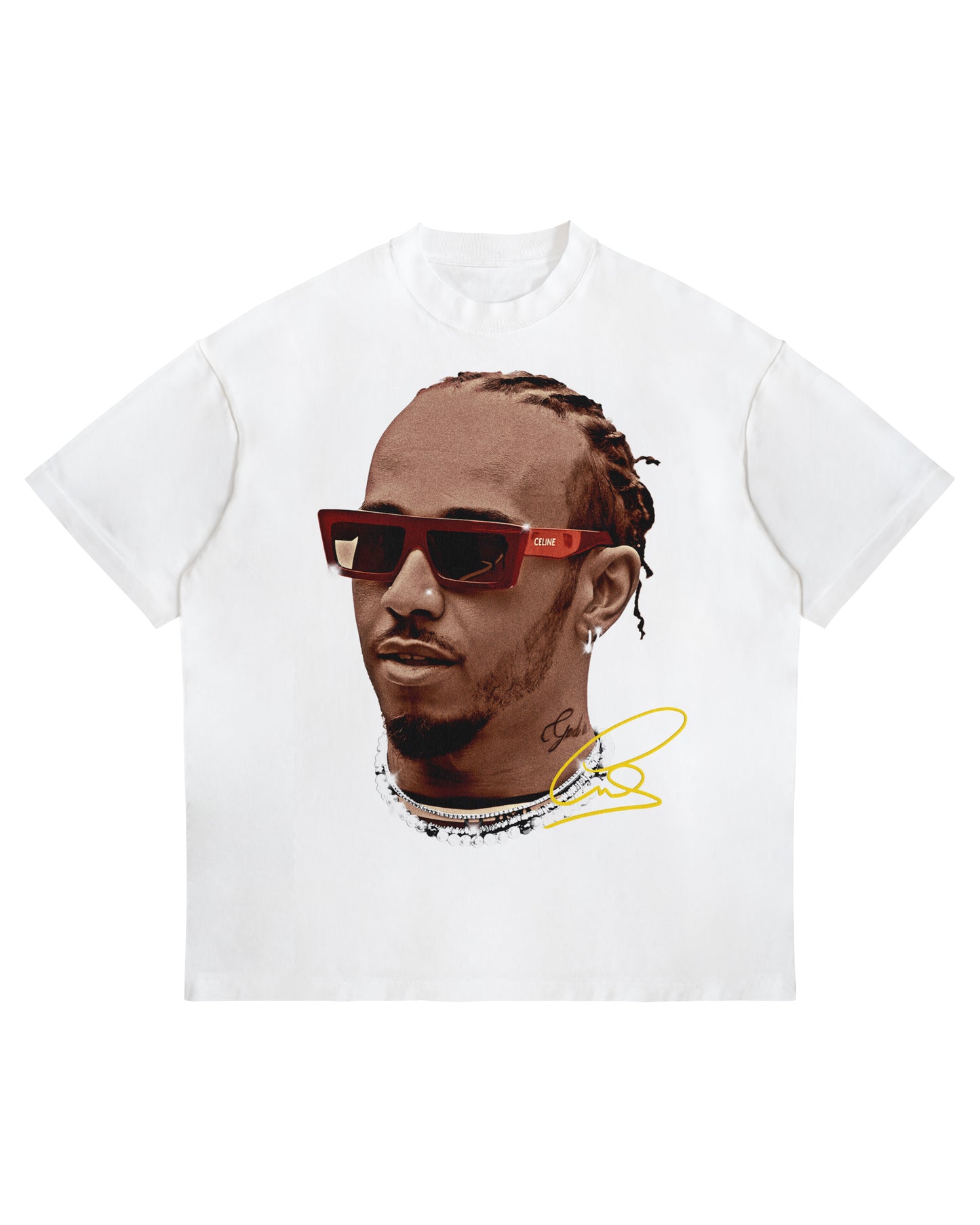 Lewis Hamilton 'Big Head' Graphic T-Shirt