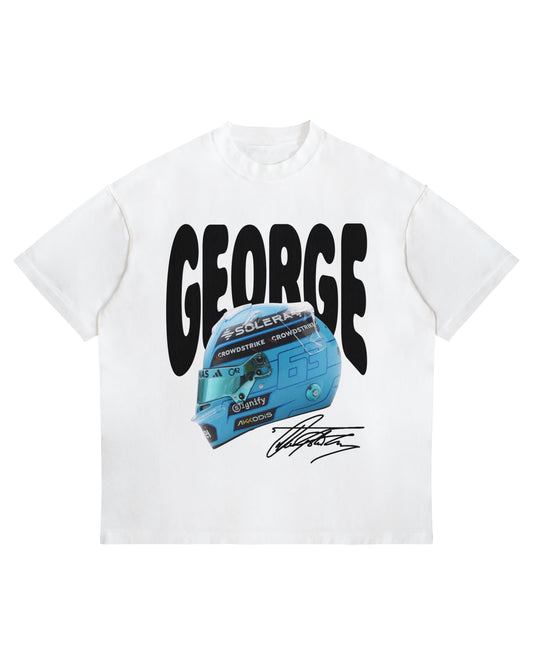George Russell Helmet Graphic T-Shirt