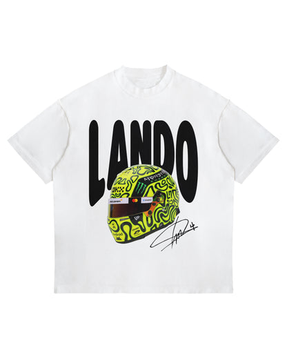 Lando Norris Helmet Graphic T-Shirt