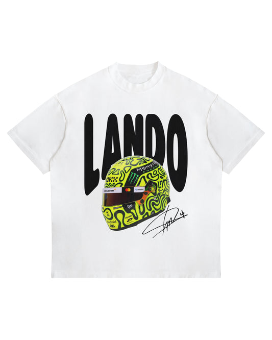 Lando Norris Helmet Graphic T-Shirt