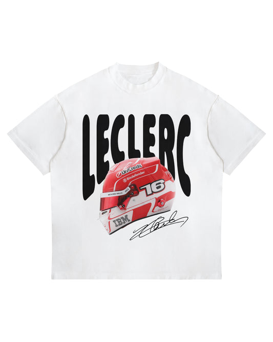 Charles Leclerc Helmet Graphic T-Shirt