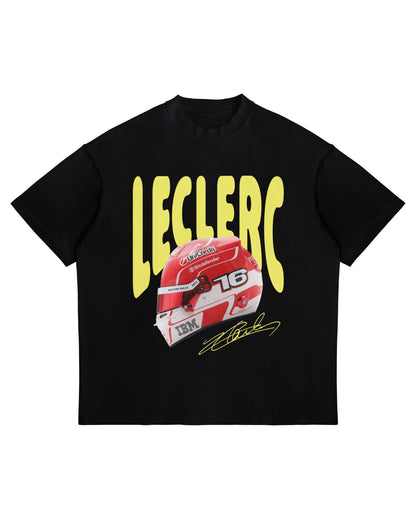 Charles Leclerc Helmet Graphic T-Shirt