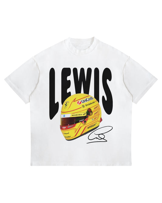 Lewis Hamilton Helmet Graphic T-Shirt