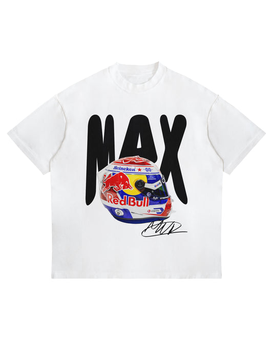 Max Verstappen Helmet Graphic T-Shirt