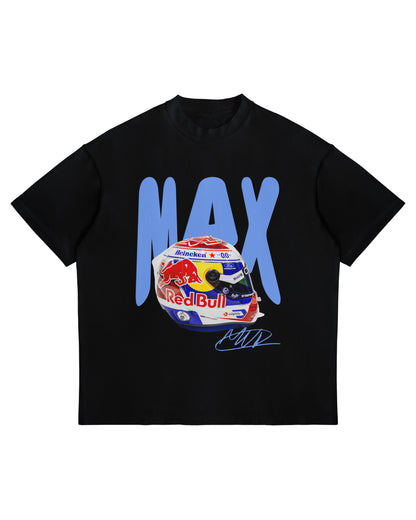 Max Verstappen Helmet Graphic T-Shirt