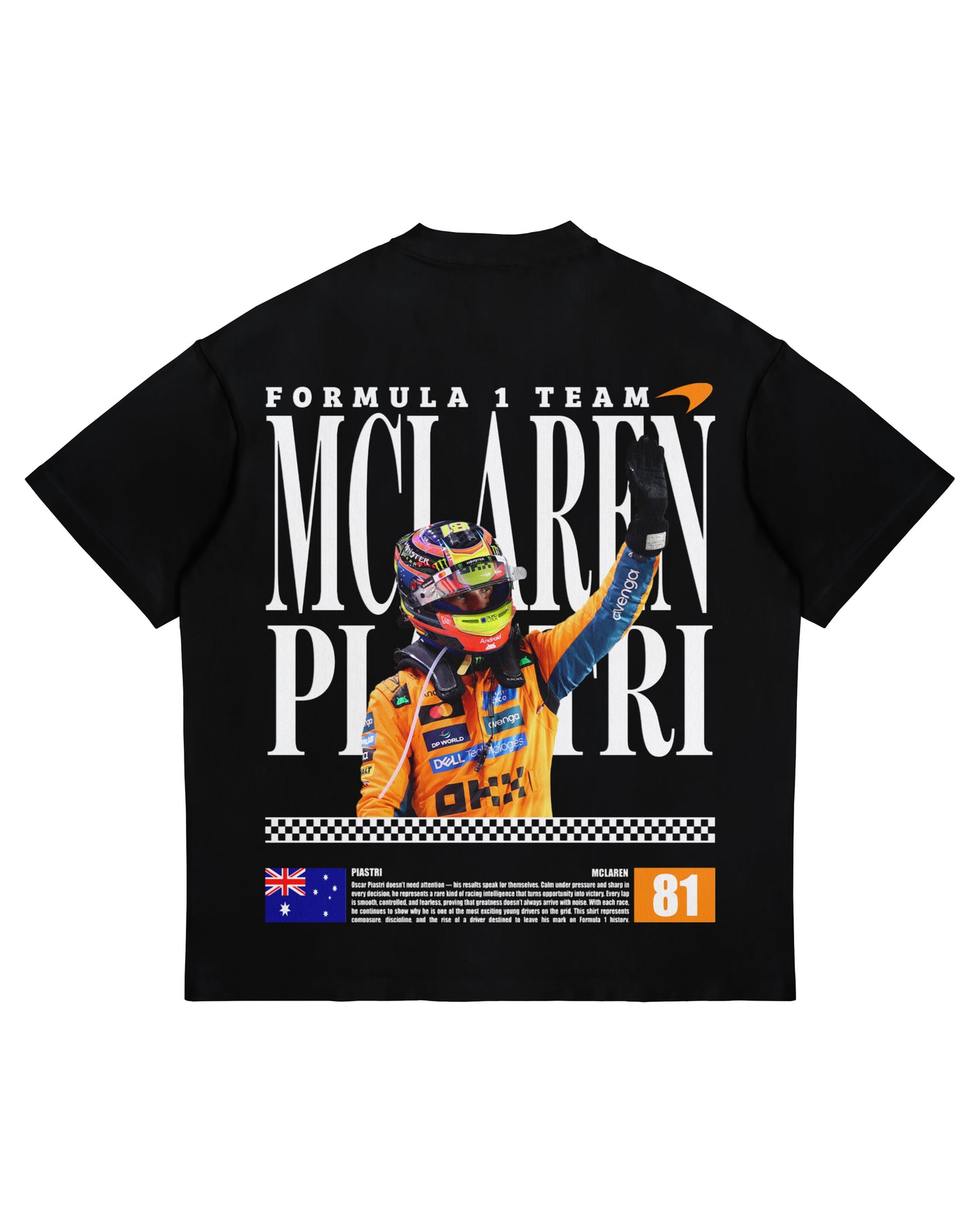 Oscar Piastri Legacy Graphic T-Shirt